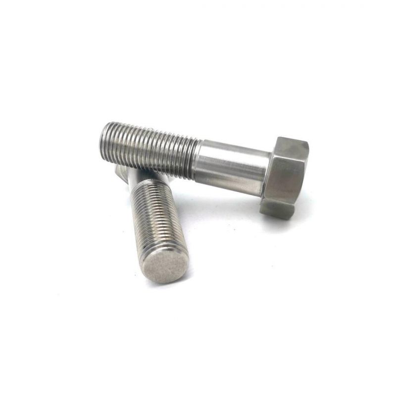 Fastener Stainless Steel 304 316 DIN931 DIN933 Hex Head Bolt