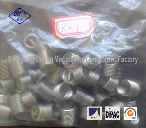 M8X1 Wire Thread Insert Fasteners in Plastic Bag