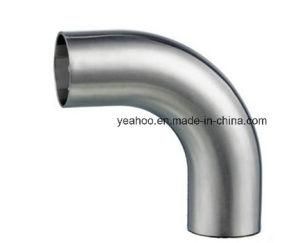 SMS Stainless Steel Sanitary Tube Fitting 90 Degree Elbow Bend