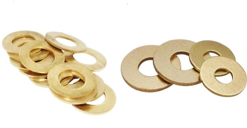 Yiwu Supplier Flat Washer DIN9021 /DIN125A Brass Metal Flat Washer High Quality From M6 to M20