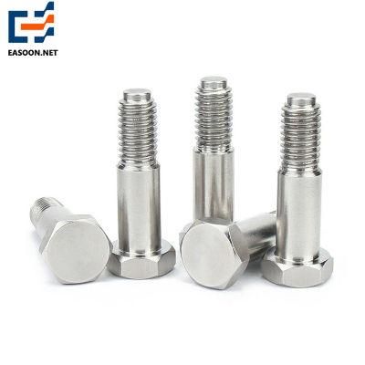 High Strength M5 M6 Stainless Steel Step Screw Carbon Steel Step Screw 304 Step Shoulder Screw Step Screw Flange Bolt Safety Belt Screw 7/16-20
