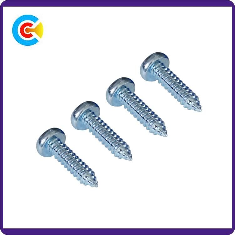 Stainless Steel 304/316 DIN7981 DIN7982 Phillips Self-Tapping Machine Screws