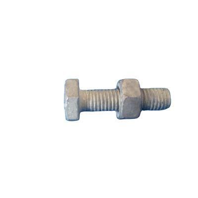 HDG Hex Bolt and Hex Nut Washer M30X100 Hot Dipped Galvanized Bolt