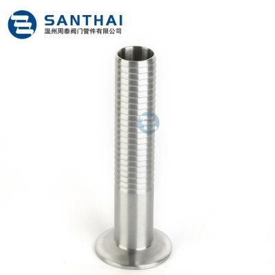 Stainless Steel 304 316L Hose Connector Clamped Sanitary Hose Coupling Fit to Tank &amp; Vessel &amp; Pipe 3A DIN Bpe Coupling