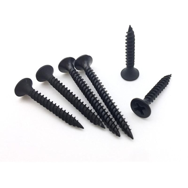 Black Phosphated Cross Recessed Bugle Head Gypsum Board Drywall Screws