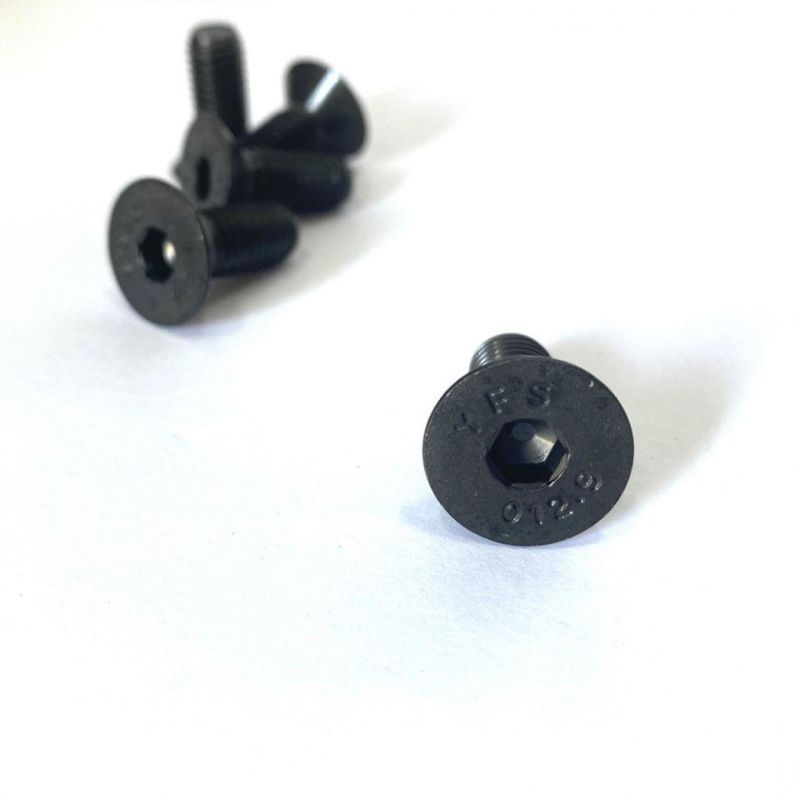 Fasteners Alloy Steel Plain Black Oxide Zinc Plated Passivated Stainless Steel Socket Countersunk Screws