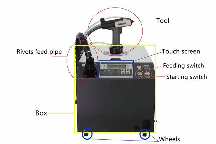 Automatic Riveting Feed Machine Rivet System Pneumatic Riveting Machine