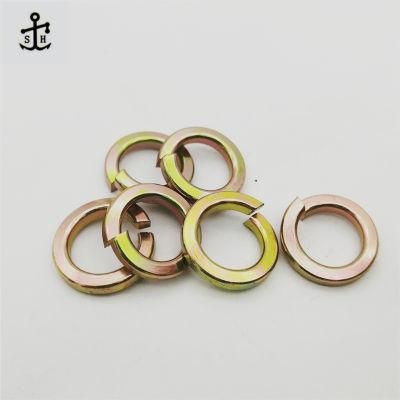 Spring Lock Washer Spring Washer DIN127 Yellow Steel Spring Lock Washer