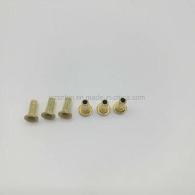 Nonstandard Copper Plated Hollow Rivet M2