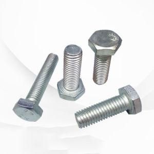Hexagonal Bolts Galvanized Screws Grade 4.8 Hexagonal Screws GB5780 National Standard Full-Tooth Screws