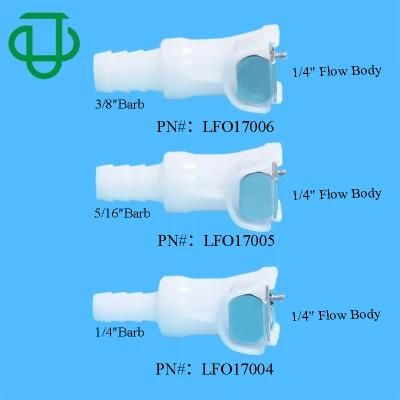 POM Hose Barb Non-Valved in-Line Coupling Body Plastic Quick Connect Disconnect Barbed Tube Fittings Coupling
