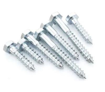 Various Standard Sizes of Carbon Steel Galvanized Wood Screws