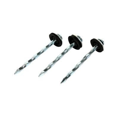 Carbon Steel Mushroom Head Galvanized Roofing Nail with Rubber Washer