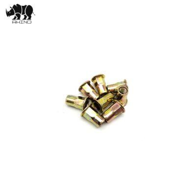 with Good Quality Flat Head Internal Thread Half Hex Body Rivet Nut
