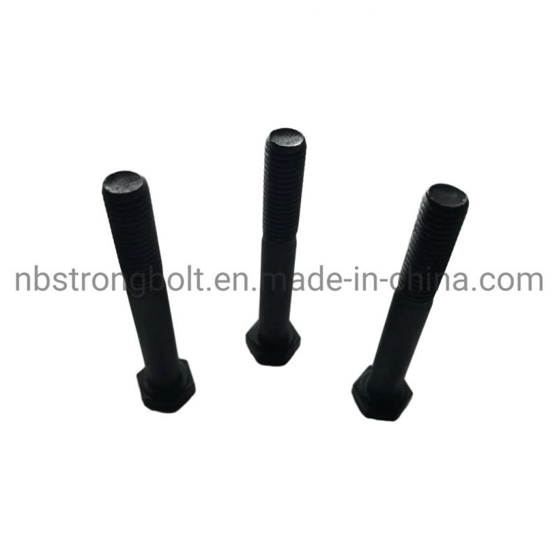 DIN931 Gr. 10.9 Hex Bolt Screw with Blk#