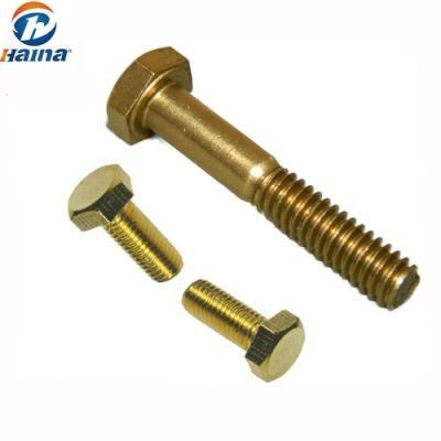Phosphor Bronze/Brass/Copper DIN933 DIN931 Hex Head Bolt