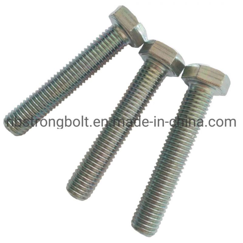 DIN933 Gr. 8.8 Hex Bolt with Zp
