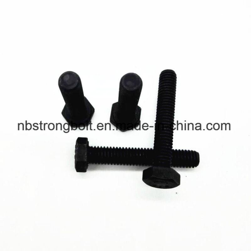 DIN933 Gr. 10.9 Hex Bolt Screw with Blk+