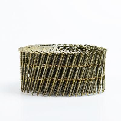 2021 Hot Sale Coil Nails for Pallet Screw Shank Coil Nail Wire Collated Coil Nails