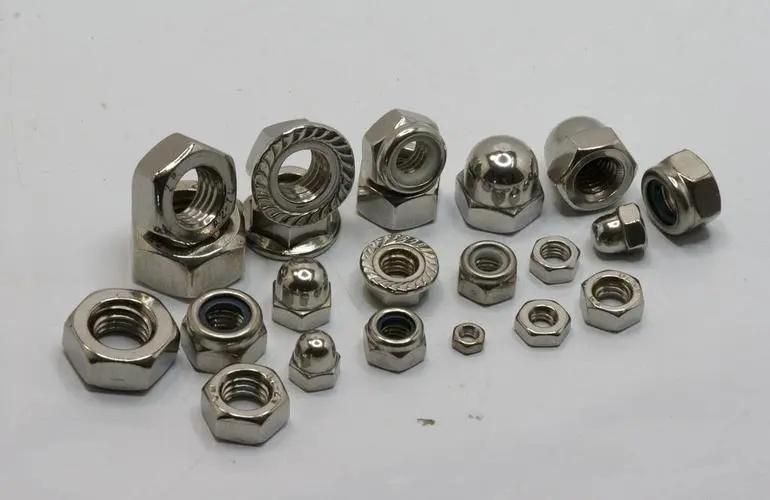 High Quality Custom Hex Nut, Wing Nut Flange Nut Hexagon Nut Lock Nut Rivet Nut Cap Nut Insert Nut DIN934, DIN557, DIN982 DIN985 DIN439 DIN1587 DIN6923
