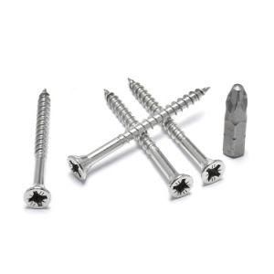 Double Csk Head with Ribs Torx Wood Screw