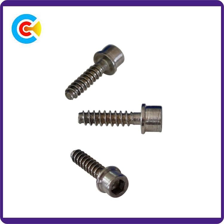 Steel/4.8/8.8/10.9 Hexagon Cheese Head Inch Self Tapping Screw with Washer