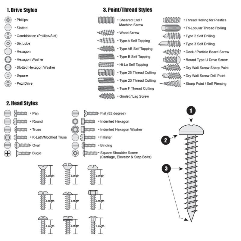 Stainless Steel SS304 316 A2-70 A4-80 DIN 7504 Self-Drilling Screws/Sheet Metal Screws/ Self-Tapping Screws/ Machine Screw/Chipboard Screw/ Drywall Screw