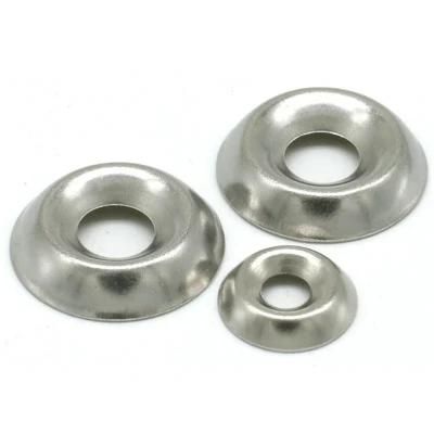 Carbon Steel/Stainless Steel 8# 304 Screw Cup Washers Steel Finishing Cup Washer for Screw and Nut