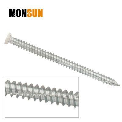Carbon Steel Zinc Plated and Hardened Painted Head Self-Tapping Screws with Torx Impression Head for Concrete