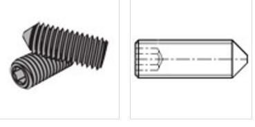 Carbon Steel Hexagon Socket Set Screws DIN913 DIN914 DIN916
