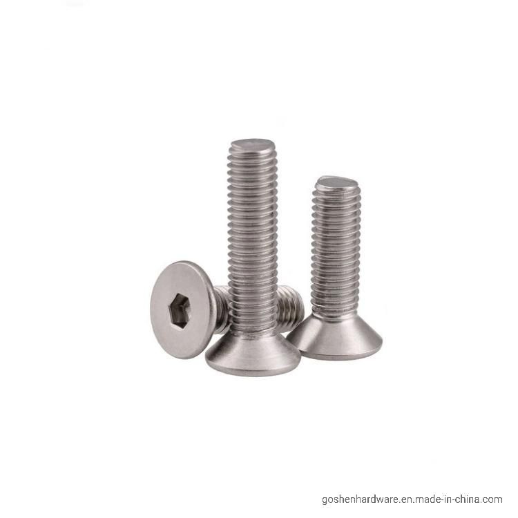 Stainless Steel 316 A4-80 Plain Countersunk Head Socket Screws
