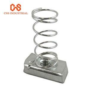 Hot Sale Customized Stainless Steel Spring Nuts Factory Price Square Head Spring Nuts