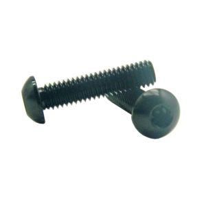 M3, M4, M5, M6 1/4-20 ISO7380 Black Anodized Aluminum Button Head Cap Screws