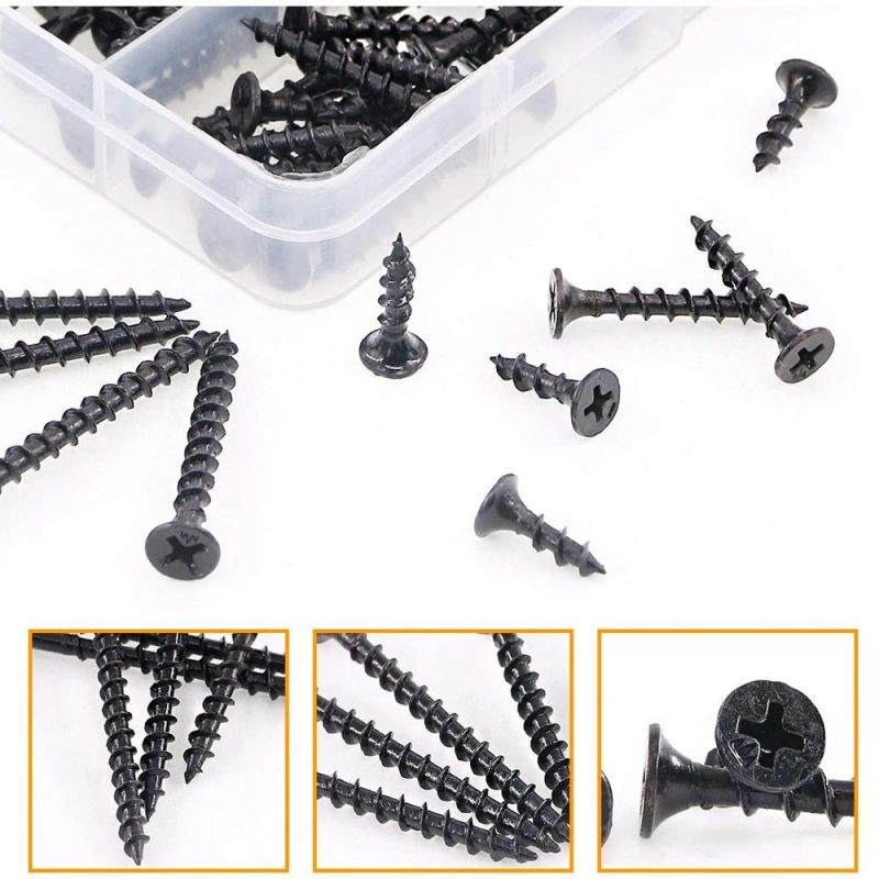 Black Oxide/Phosphated Finsh Bugle Head Coares/Fine Thread Drywall Screw/Wood Screw Made in China