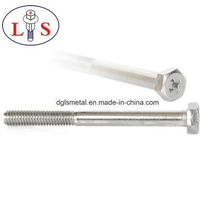 Zinc Plated Carbon Steel Fastener Hex Head Bolts