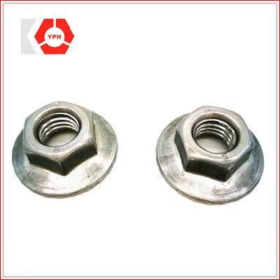 High Strength Carbon Steel Hex Flange Nuts DIN6923