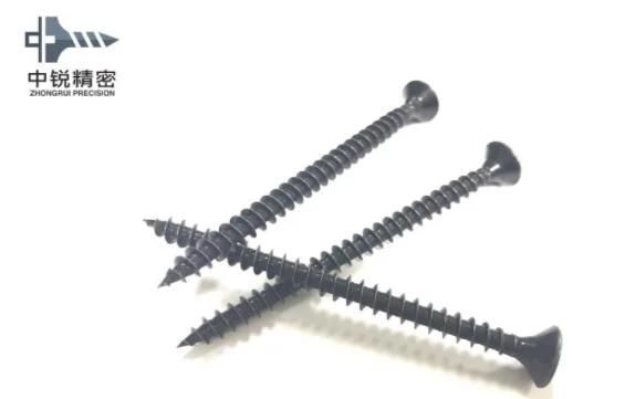 3.5X45mm Fine Thread Drywall Screws with Black Phosphate Coated Good Quality Drywall Screw