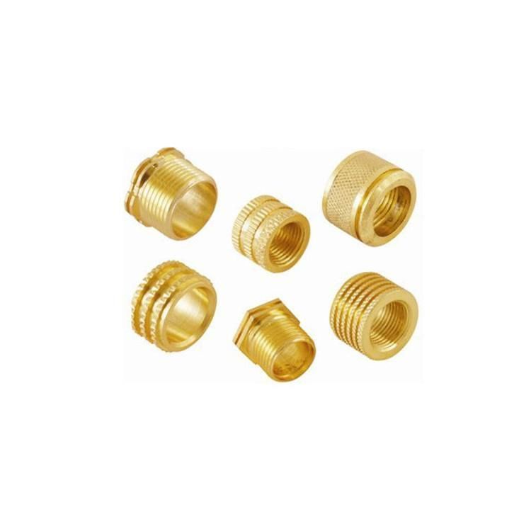 China Manufacturer Round Threaded Brass Insert CNC Nuts Blind 8mm Knurled Nut M3 M4 M6 M8 M10 42mm Brass Thread Insert Nut