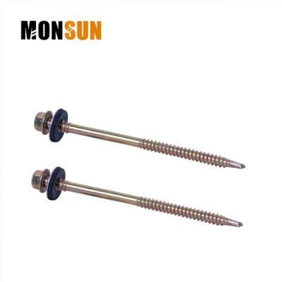 Self-Drilling Compositie Screw DIN-7504-K for Sandwich Panel with Steel Washer and EPDM.
