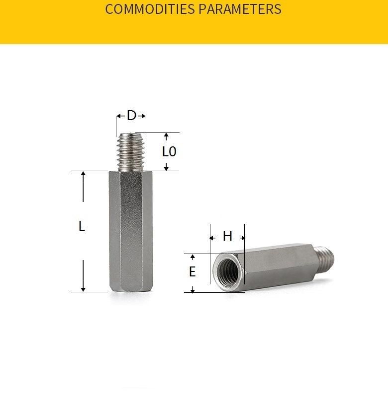 Factory Custom Stainless Steel Metric Unified Male to Female PCB Hex Hexagon Standoff