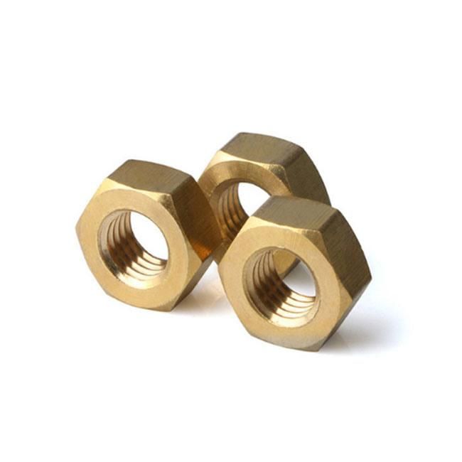 Made in China DIN934 Yellow Copper Brass Hex Nut