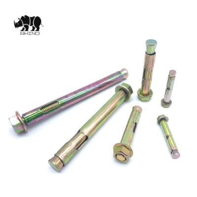 C1022A Steel Anchor Zinc Plated Sleeve Anchors with Hexagonal Flange Nuts DIN6923