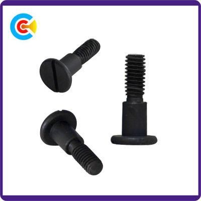 DIN/ANSI/BS/JIS Carbon-Steel/Stainless-Steel M5 Round Flat Non-Standard Head Screws for Building