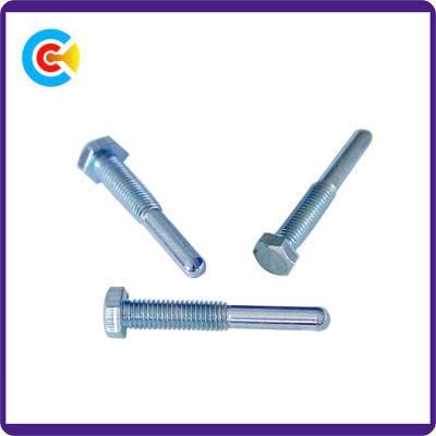 DIN/ANSI/BS/JIS Carbon-Steel/Stainless-Steel Outside Hexagon Head Hand-Twist Machine M6 Screw