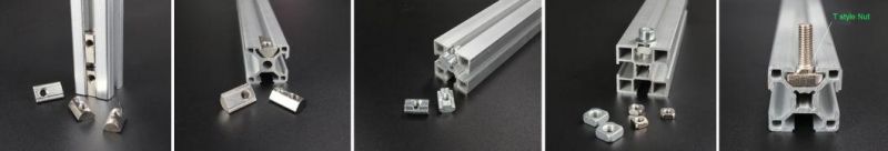 T Slot Nut with Spring Leaf for Aluminium Profile Leaf Spring Nut Spring Nut
