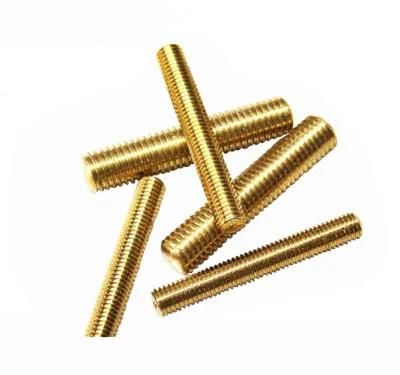 Brass Material Threaded Rod, Full Threaded Stud