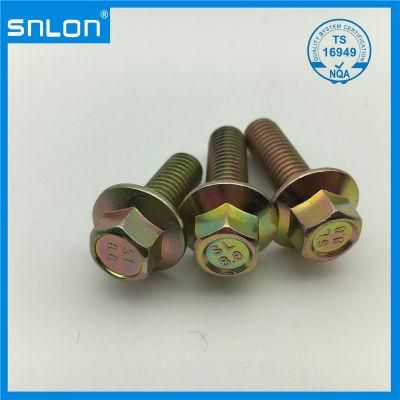 Grade8.8 Screw DIN6921 Hexagon Head Bolt with Flange