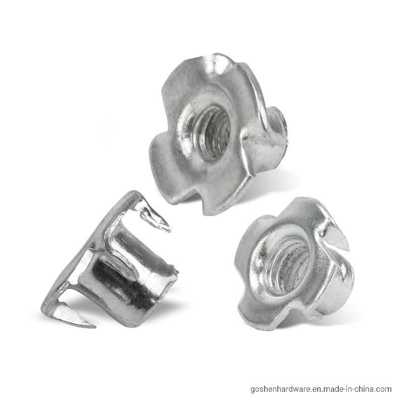 Color Zinc-Plated Four Claw Nut