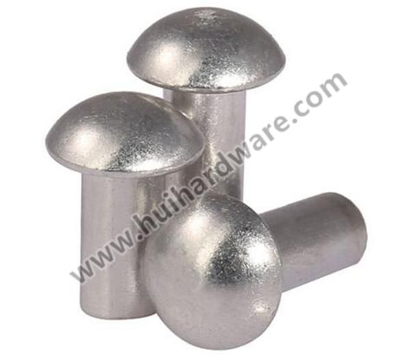 Factory Supply Round Oval Solid Aluminum Rivet Custom Rivets