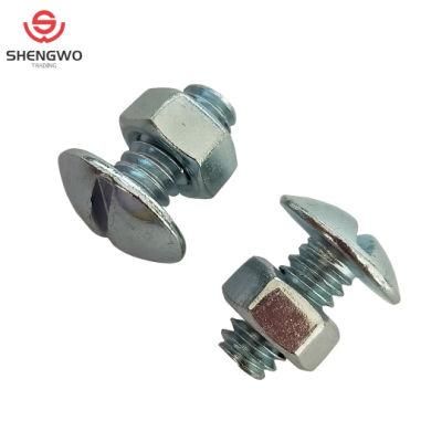 Carbon Steel Zinc Plated Roofing Bolt with Hex Nut
